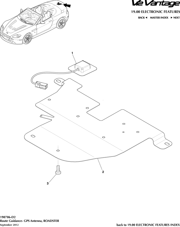 GPS Antenna, Roadster