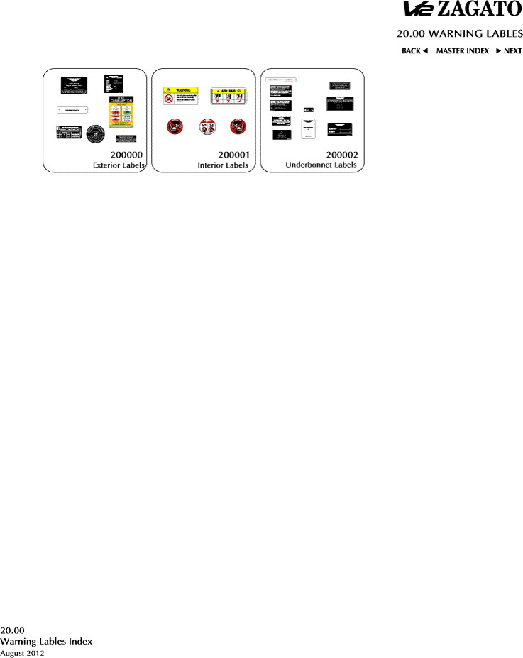 20-00 - Warning Labels