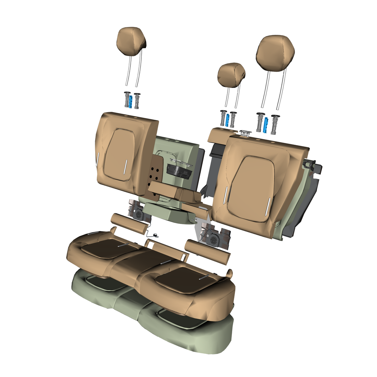 300107-10 Rear Seat Trim