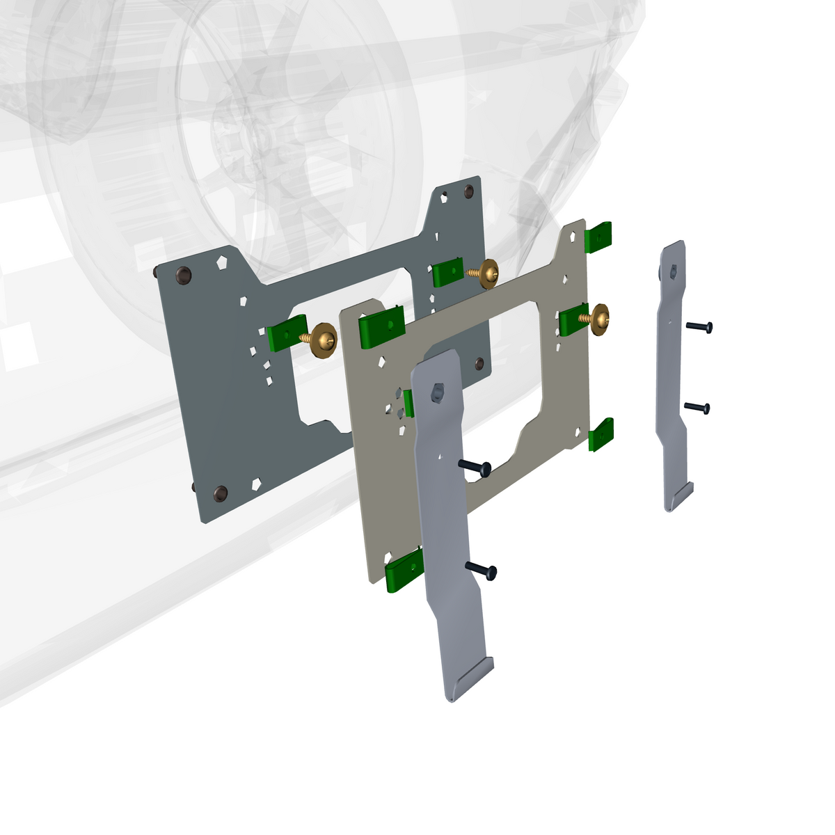 310302-20 Rear No. Plate Plinths