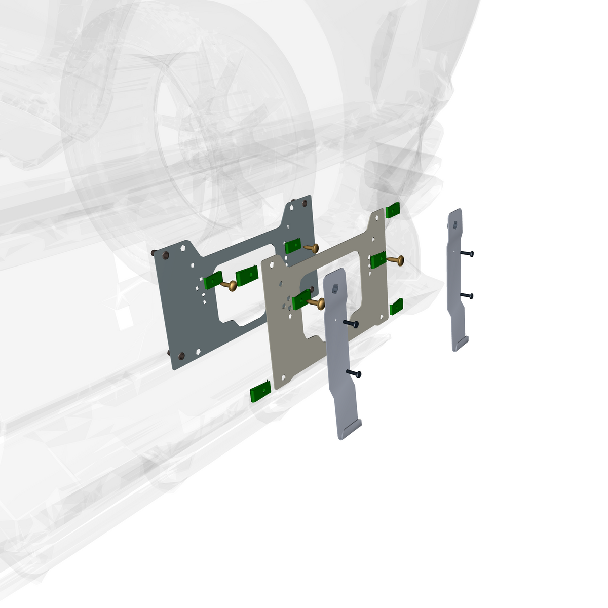 310302-50 Rear No. Plate Plinths
