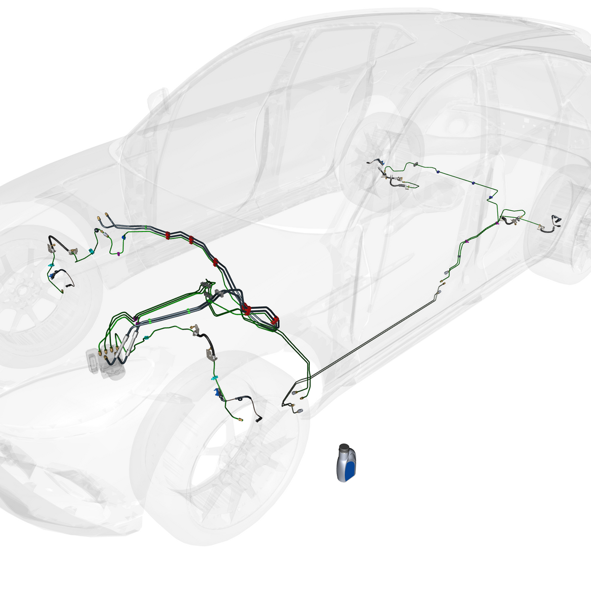 430303-20 Brake Lines & Hoses RHD