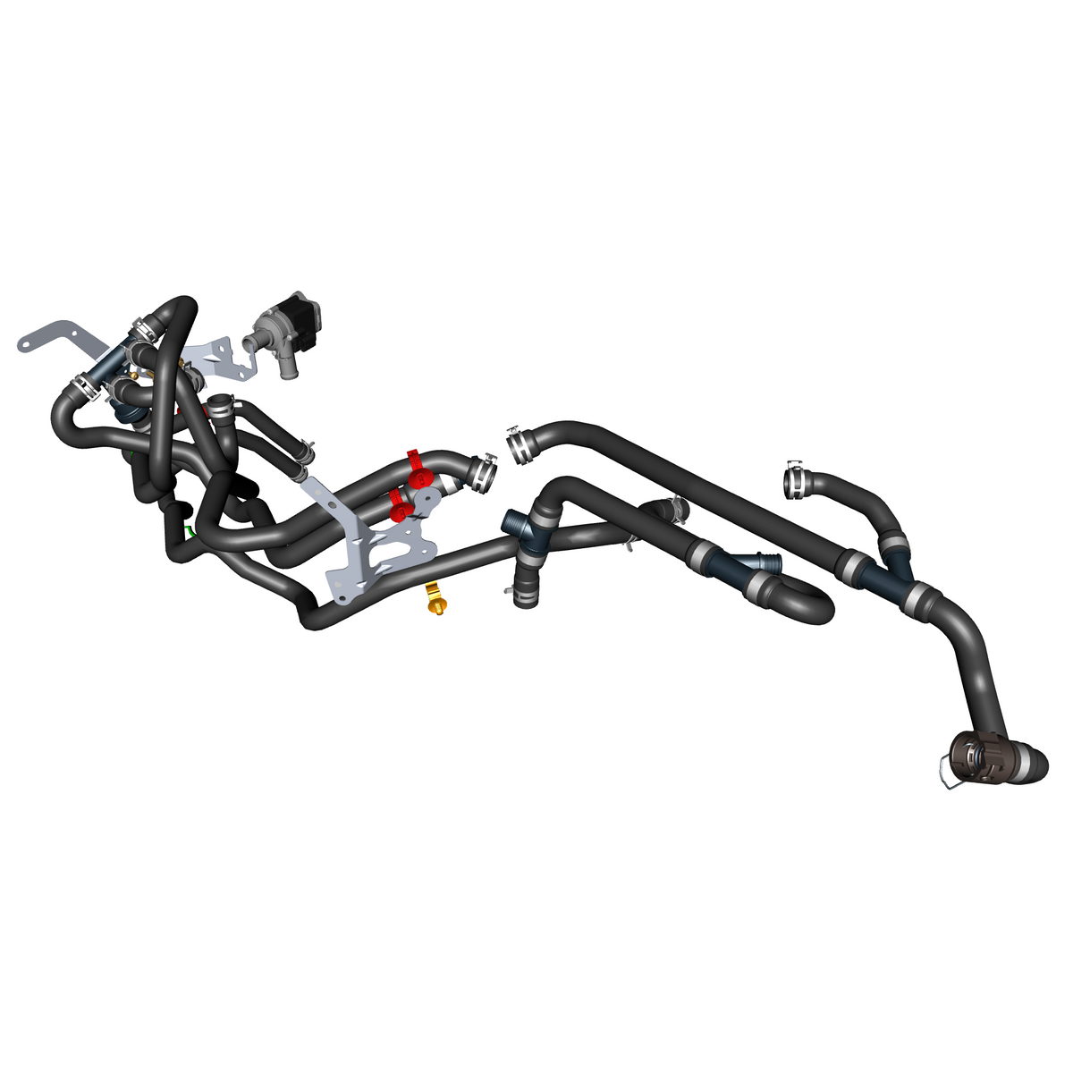 550207-30 FOH Hoses RHD V8