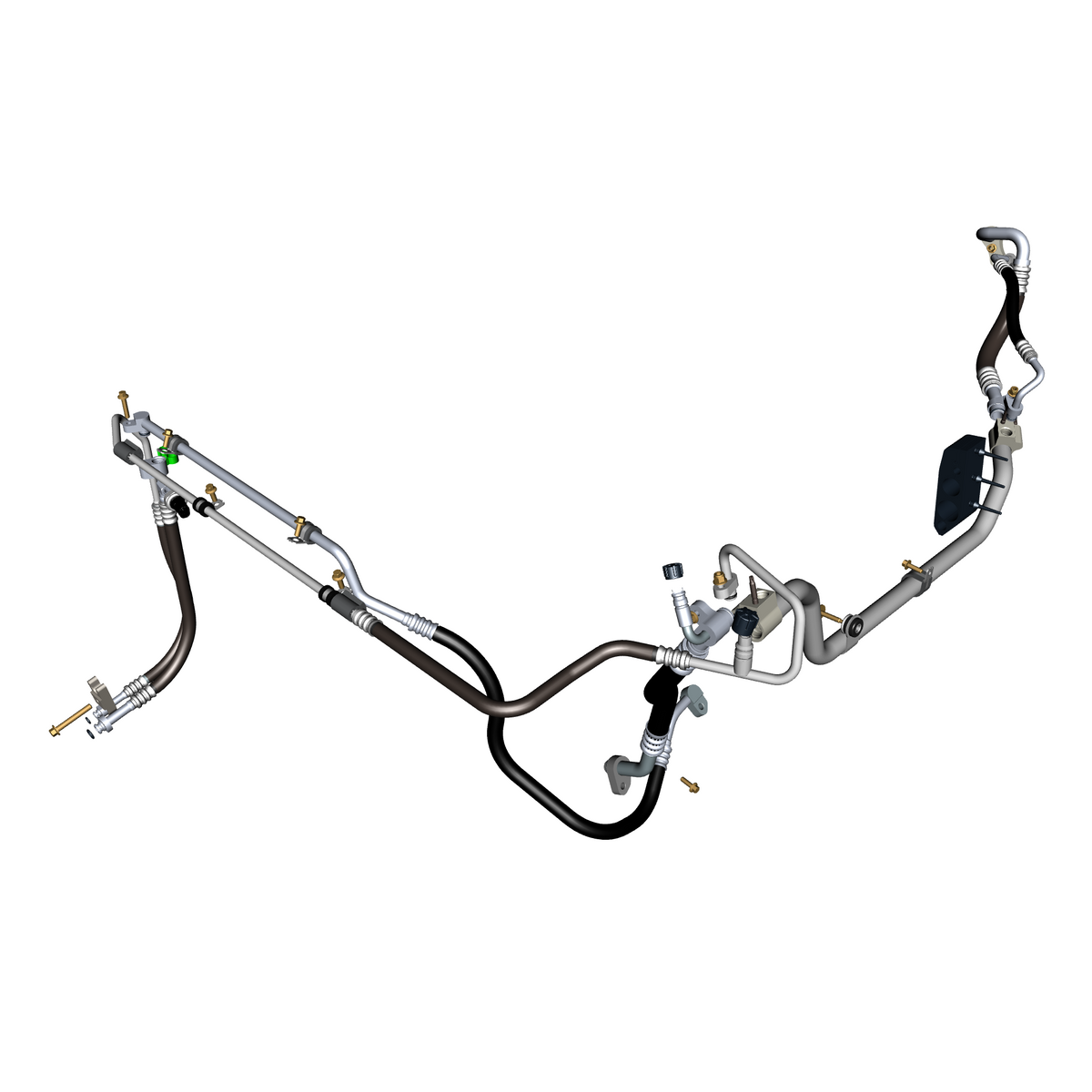 550303-20 Air Con Lines LHD STRAIGHT-SIX
