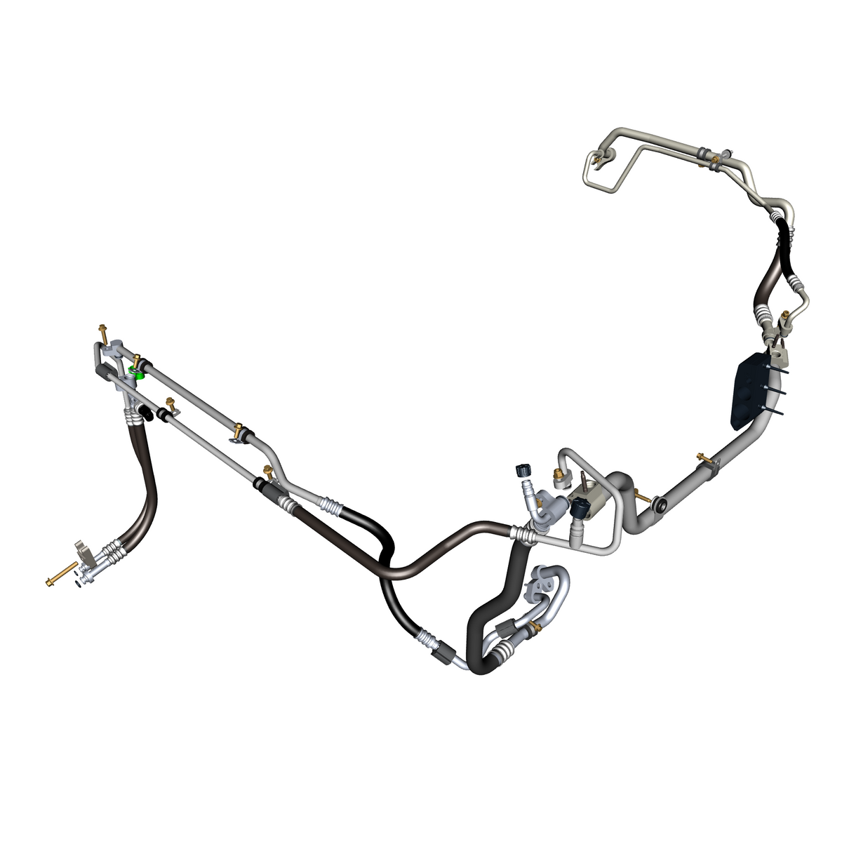 550303-30 Air Con Lines RHD V8