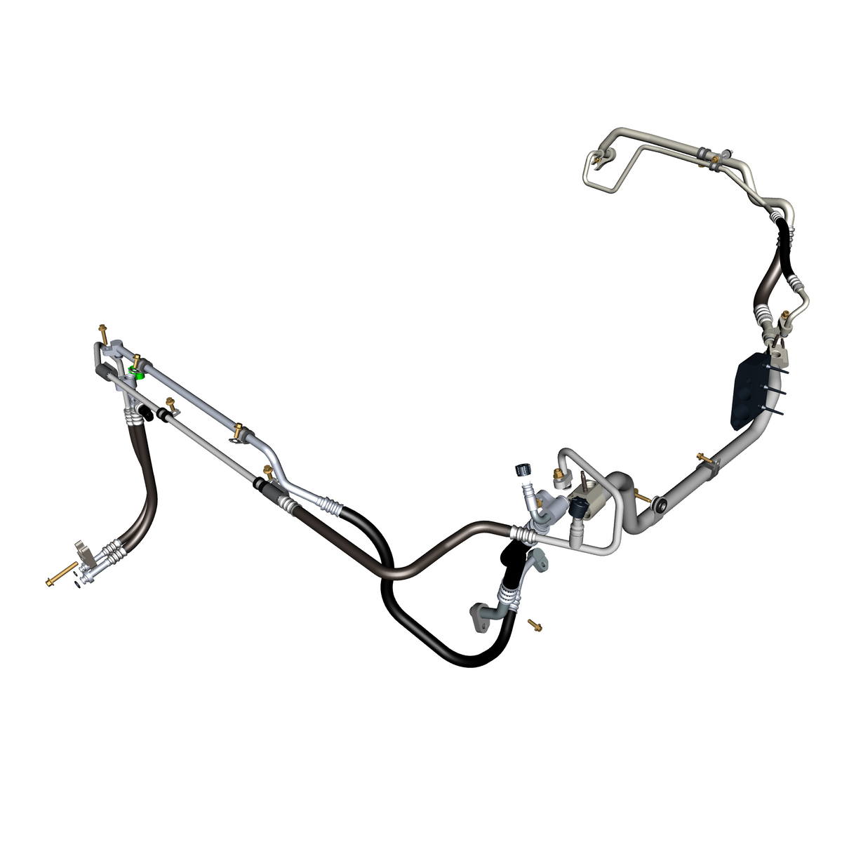 550303-40 Air Con Lines RHD STRAIGHT-SIX