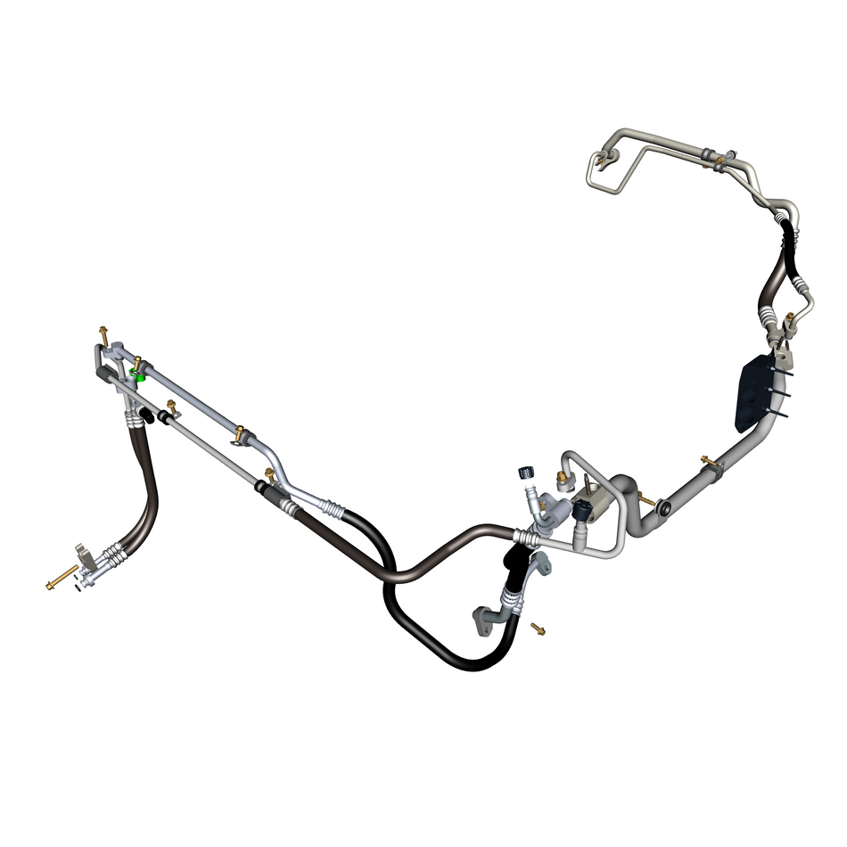 550303-40 Air Con Lines RHD STRAIGHT-SIX