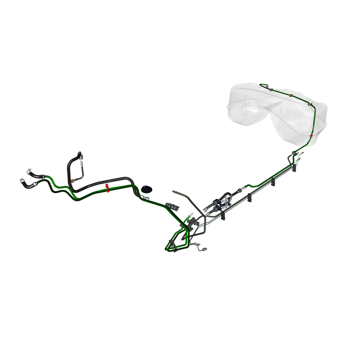 570103-10 Fuel Lines, V8