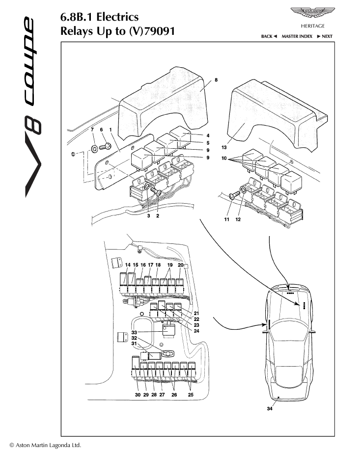 6.8b.1 - Relays, to VIN V79091