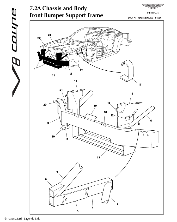 7.2a - Front Bumper Support Frame