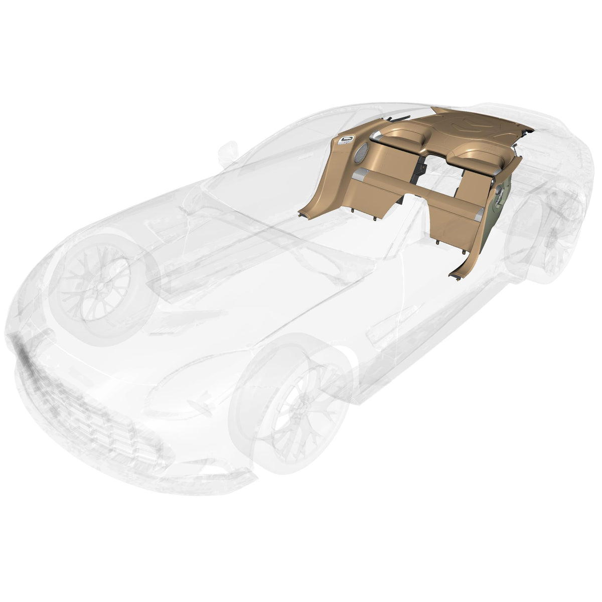 01-0518 - Interior Trim - Rear Cabin