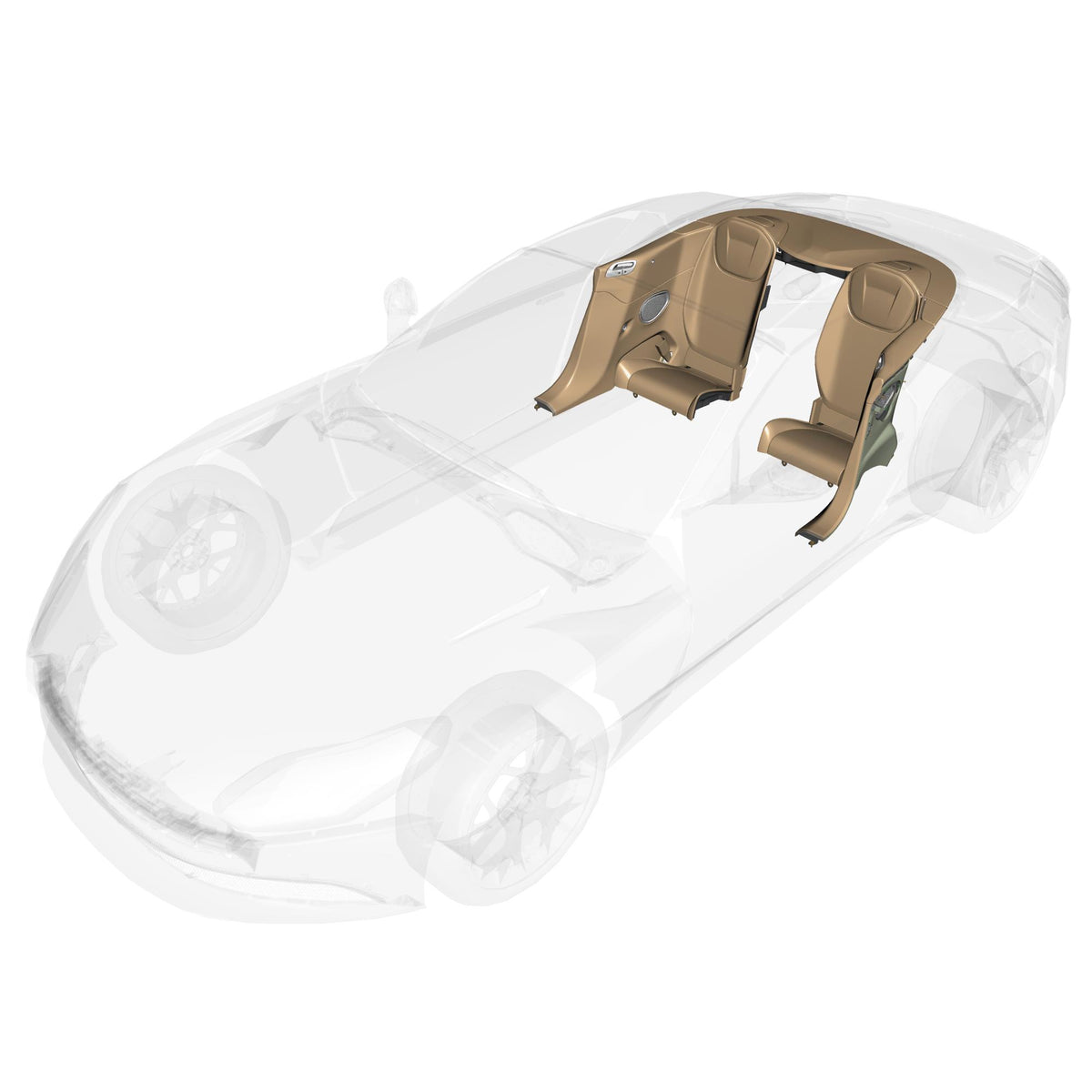 01-0518 - Interior Trim - Rear Cabin - Volante