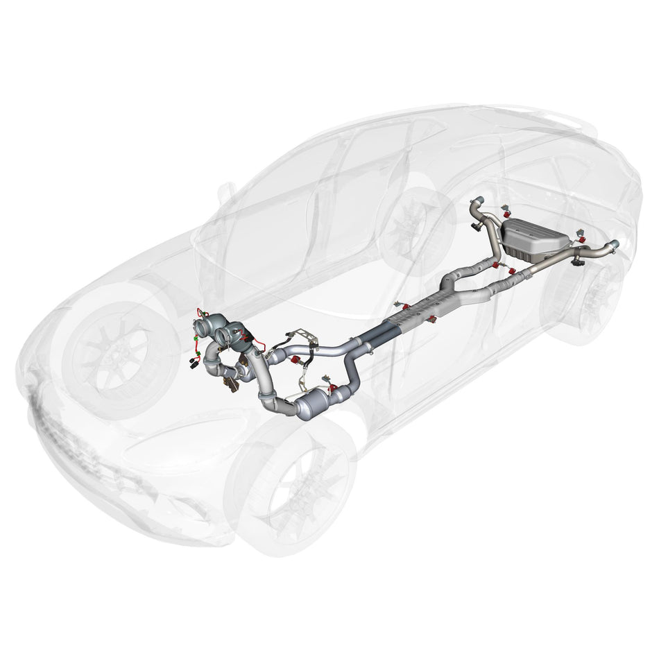 54-00 - Exhaust - V8. Up to 23MY