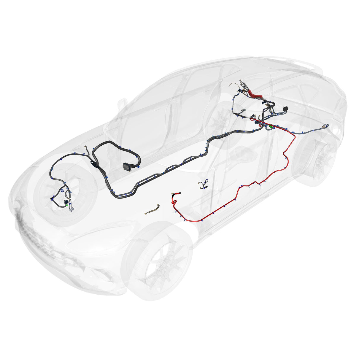 63-0203 - Electrical Wiring - Battery - STRAIGHT-SIX