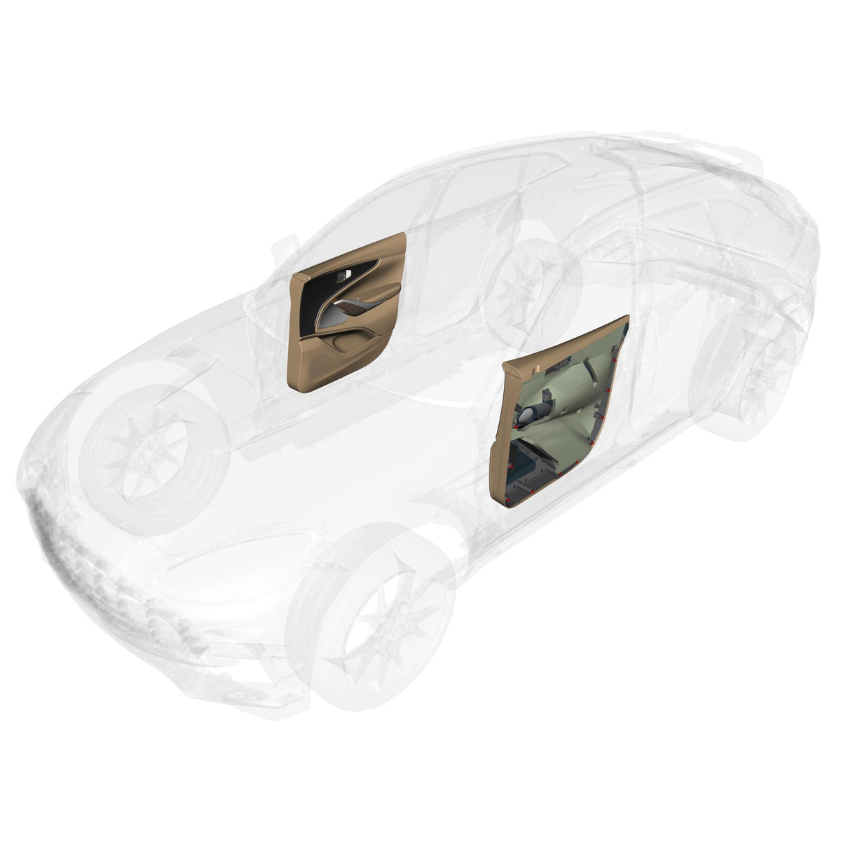 30-0601 - Interior Trim - Doors, Front - 25MY on