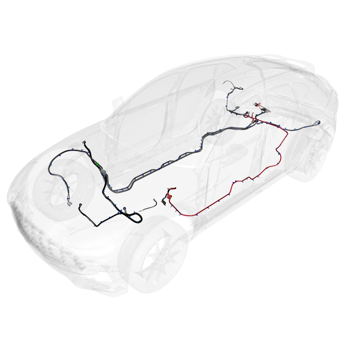 63-0203 - Electrical Wiring - Battery - V8 25MY on