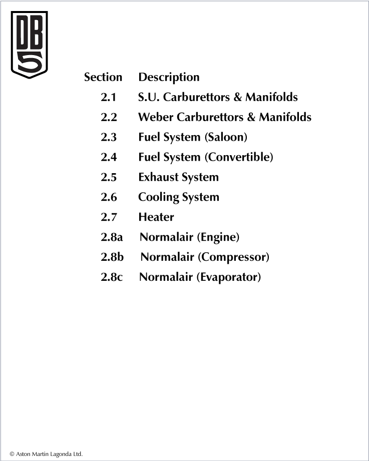 2 - Fuel, Cooling, Exhaust Systems