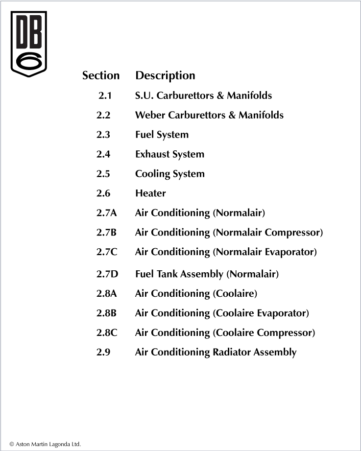 2 - Fuel, Cooling, Exhaust Systems