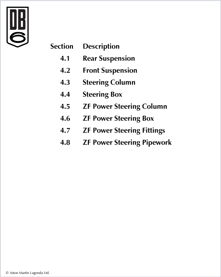 4 - Suspension & Steering