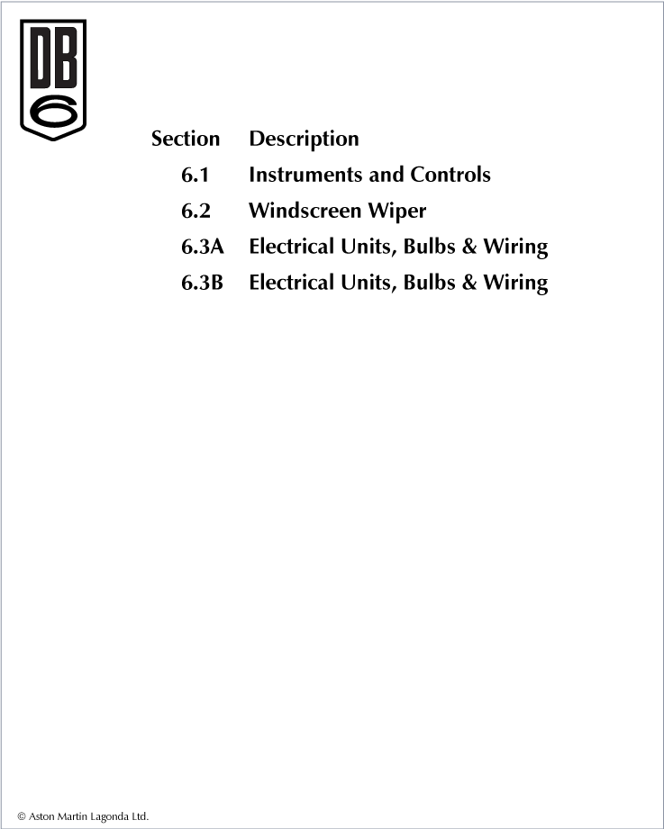 6 - Electrical & Instruments