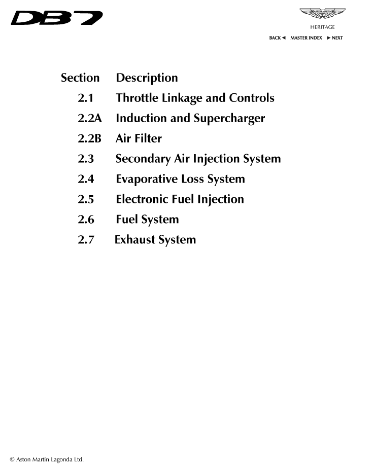 2 - Fuel, Emission Control, Exhaust