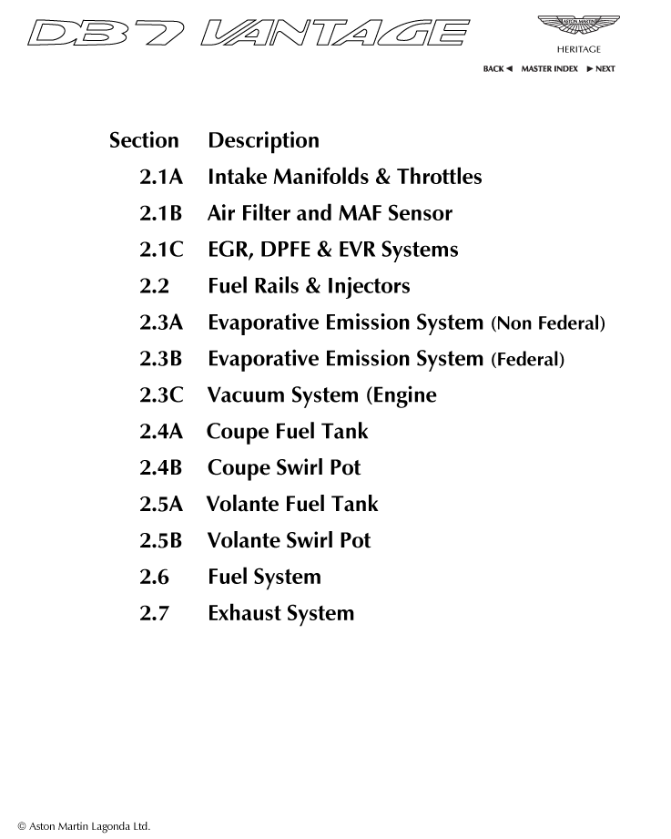 2 - Fuel, Emission Control, Exhaust