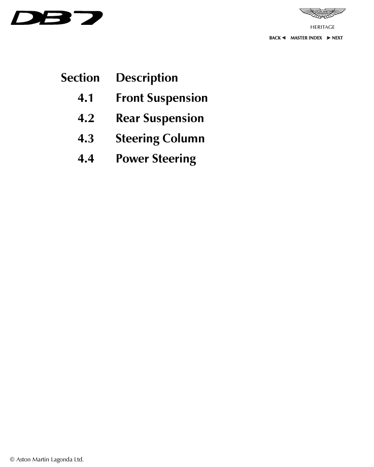 4 - Suspension and Steering