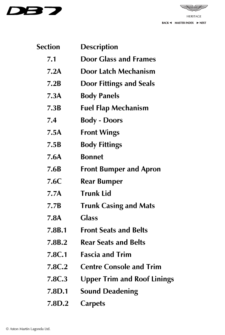 7 - Body & Trim