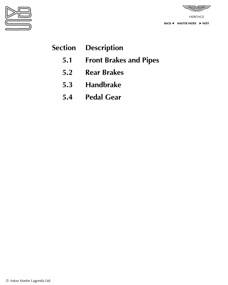 5 - Brakes and Pedal Gear