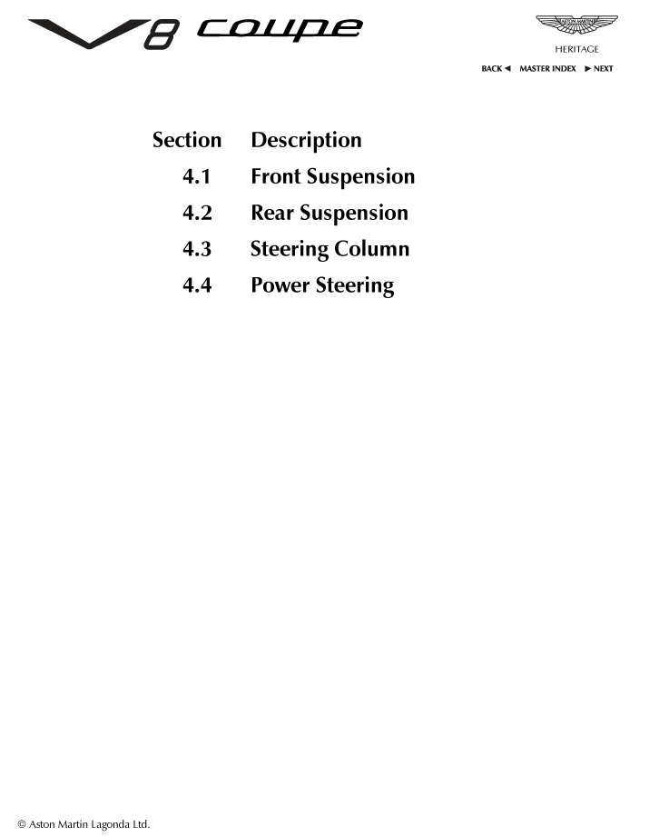 4 - Suspension and Steering