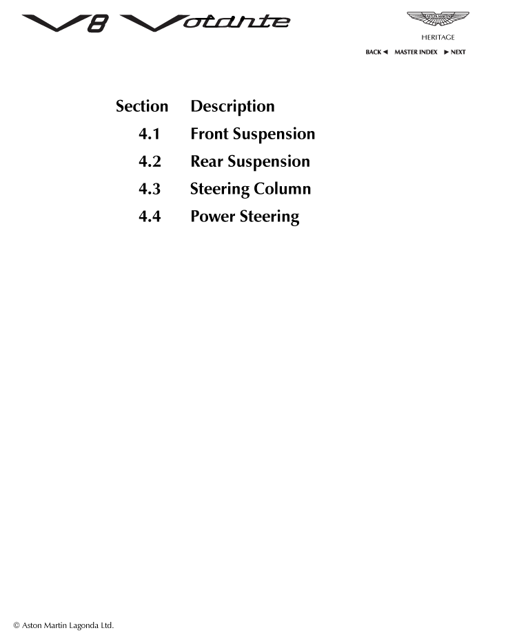 4 - Suspension and Steering