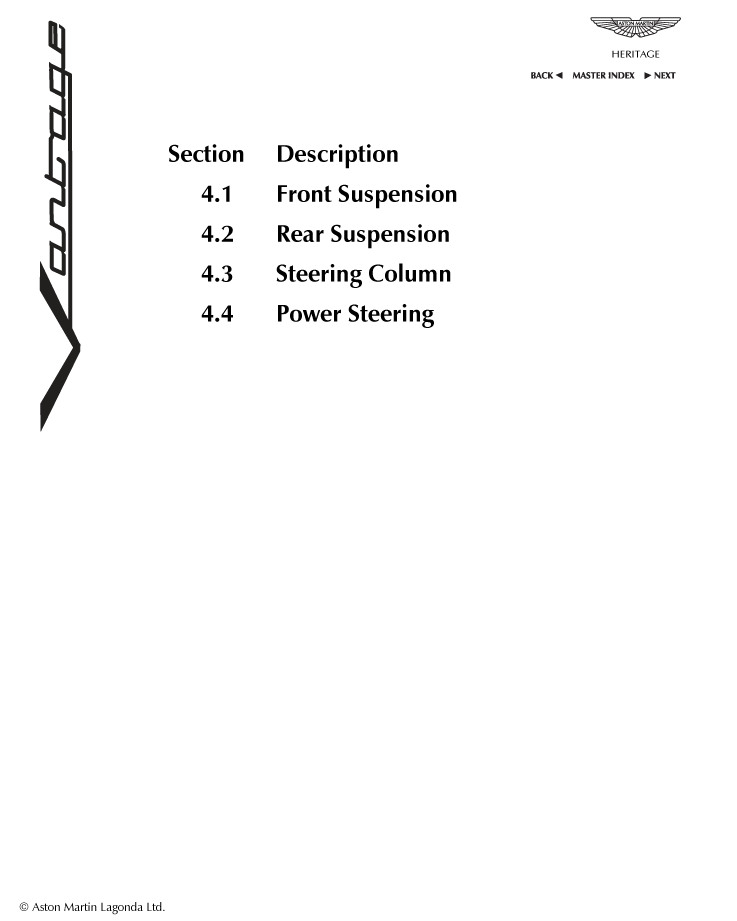 4 - Suspension and Steering