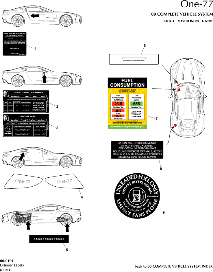 car: ONE-77,item_no: 2,quantity: 1,reference: ONE_77_00-00-ONE_77_00-0101