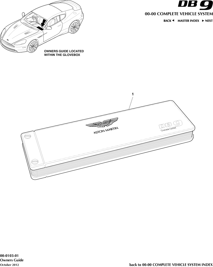car: DB9,item_no: -,quantity: 1,reference: DB9_13_00-00-DB9_13_00-0103-01