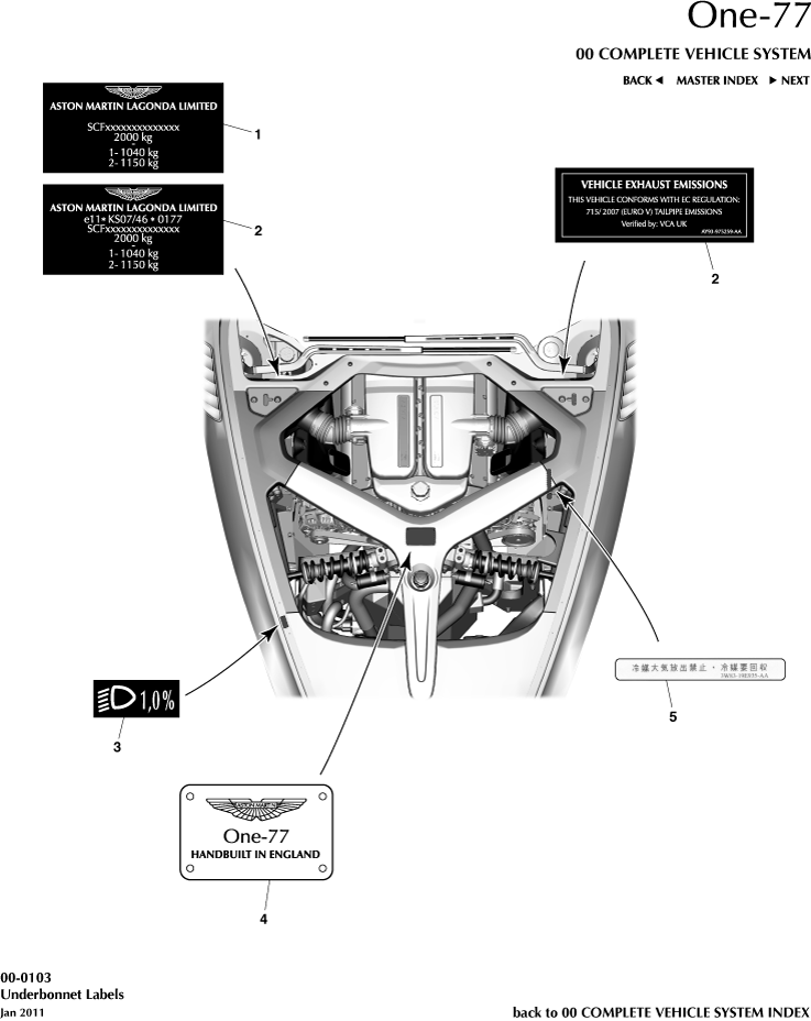 car: ONE-77,item_no: 5,quantity: 1,reference: ONE_77_00-00-ONE_77_00-0103