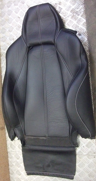 LEFT FRONT SEAT BACK -SQUAB LEATHER COVER