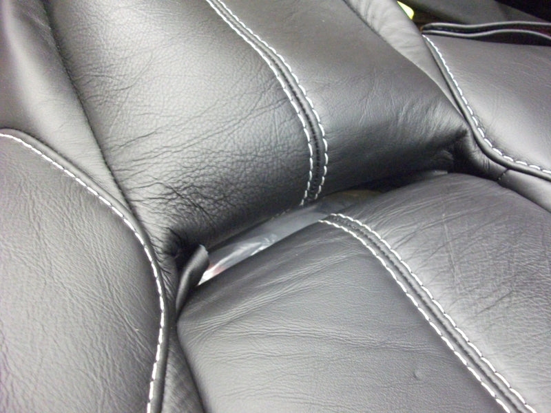 LEFT FRONT SEAT BACK -SQUAB LEATHER COVER