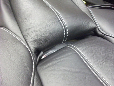 LEFT FRONT SEAT BACK -SQUAB LEATHER COVER