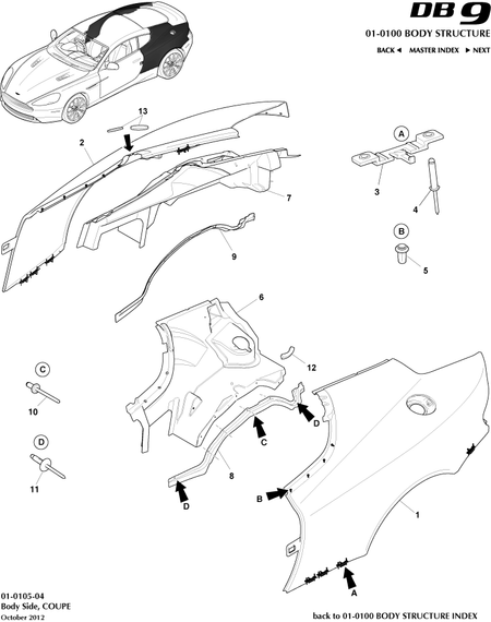 car: DB9,item_no: 1,quantity: 1,reference: DB9_13_00-00-DB9_13_01-0105-04