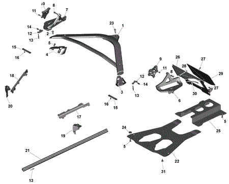 Image of PASSENGER AIRBAG INITIATOR TUBE RIGHT