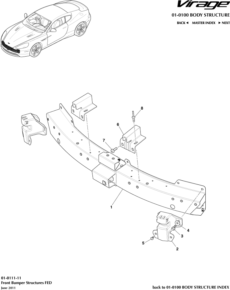 car: VIRAGE,item_no: 6,quantity: 2,reference: VIRAGE_00-00-VIRAGE_01-0111-11