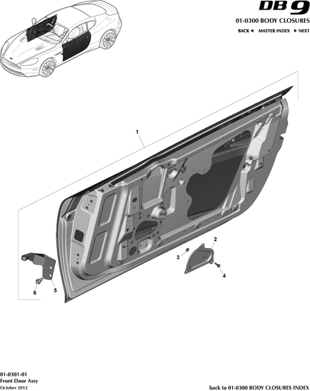 car: DB9,item_no: 1,quantity: 1,reference: DB9_13_00-00-DB9_13_01-0301-01