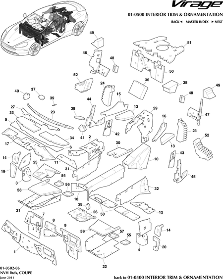 car: VIRAGE,item_no: 25,quantity: 1,reference: VIRAGE_00-00-VIRAGE_01-0502-06