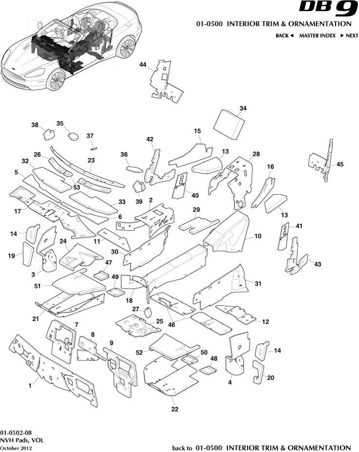 car: DB9,item_no: 50,quantity: 1,reference: DB9_13_00-00-DB9_13_01-0502-08