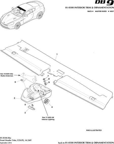 car: DB9,item_no: 2,quantity: 1,reference: DB9_13_00-00-DB9_13_01-0504-06a