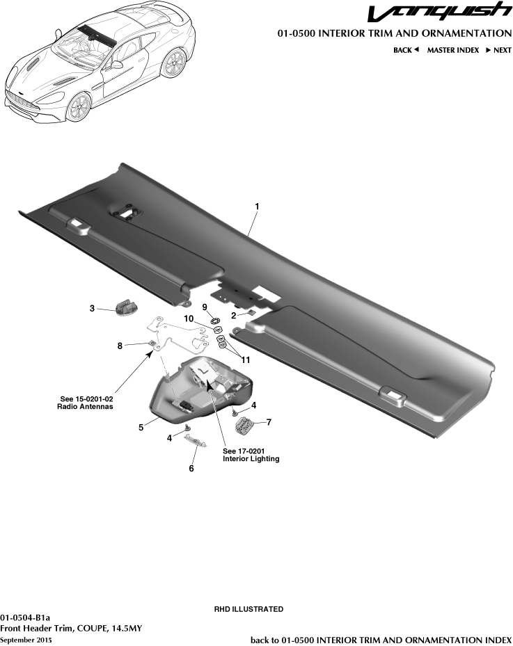 car: VANQUISH,item_no: 5,quantity: 1,reference: VANQUISH_13_00-00-VANQUISH_13_01-0504-B1a