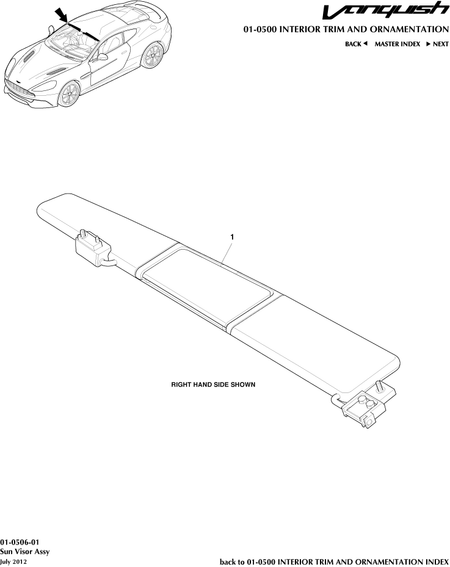 car: VANQUISH,item_no: 1,quantity: 1,reference: VANQUISH_13_00-00-VANQUISH_13_01-0506-01