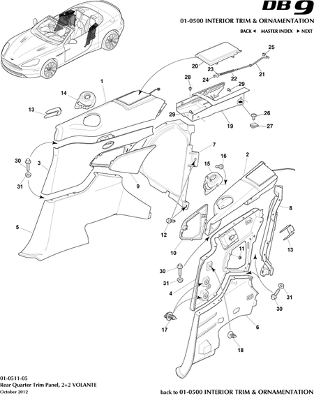 car: DB9,item_no: 24,quantity: 2,reference: DB9_13_00-00-DB9_13_01-0511-05