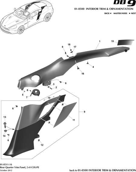 car: DB9,item_no: 16,quantity: 2,reference: DB9_13_00-00-DB9_13_01-0511-16
