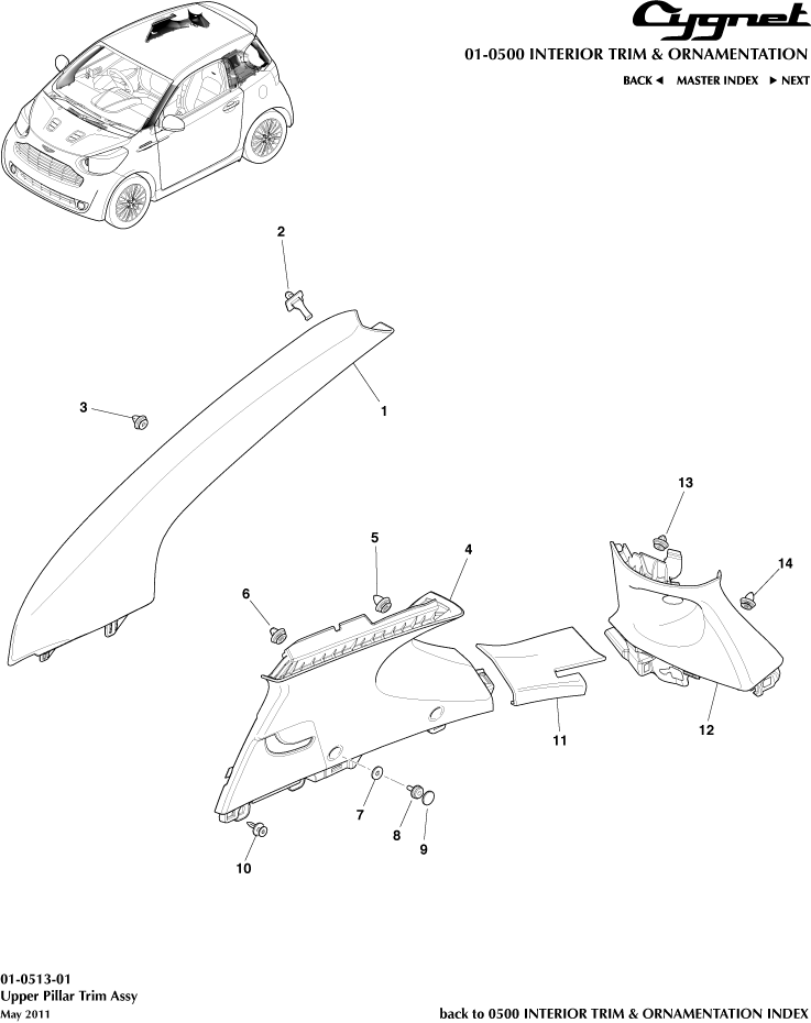 car: CYGNET,item_no: 13,quantity: 4,reference: CYGNET_00-00-CYGNET_01-0513-01